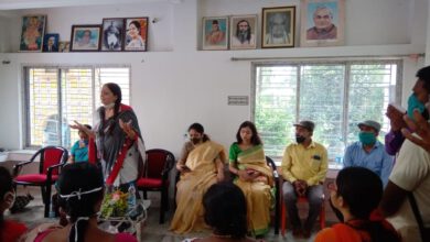 Photo of भाजपा महिला मोर्चा की अध्यक्ष अग्निमित्र पौल आमतल्ला में सभा