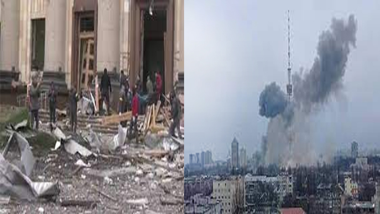 Russia blew up air strike TV tower on Kyiv, stopped broadcasting channels